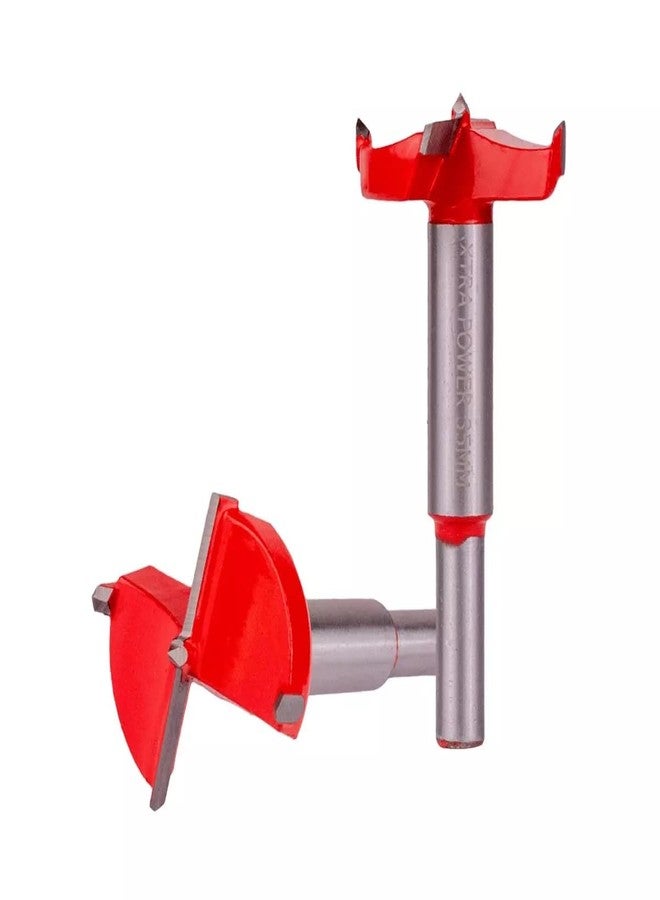 Xtra Power منشار ثقب Xtrapower TCT مقاس 35 مم لثقب مفصلات الخشب المخفية - طقم من قطعتين - Image 4